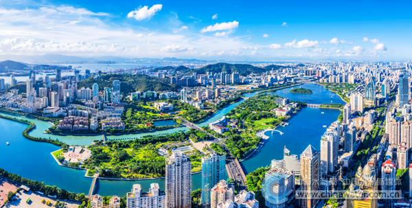 筼筜湖美景如画 本报通讯员 黄嵘 摄