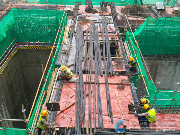 金塘冲水库建设现场 湖南省水利厅供图