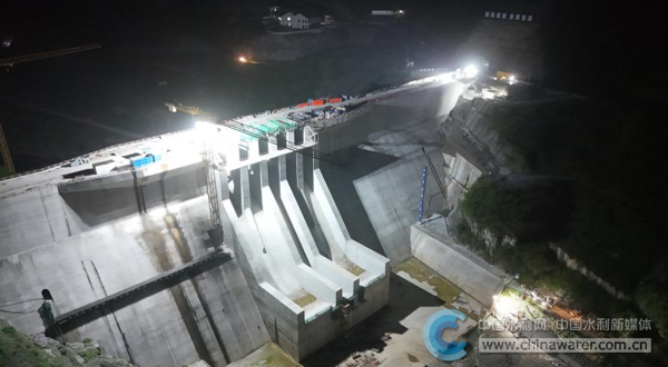 大兴寨水库大坝主体结构 湖南省水利厅供图