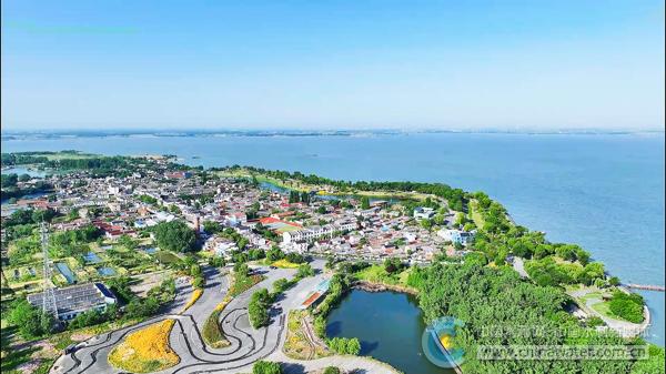 俯瞰洪泽湖 本报通讯员 龚建军 供图