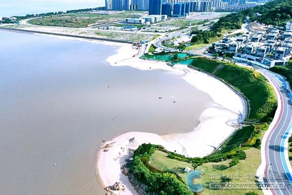 修复后的莲花湾 普陀区水利局供图
