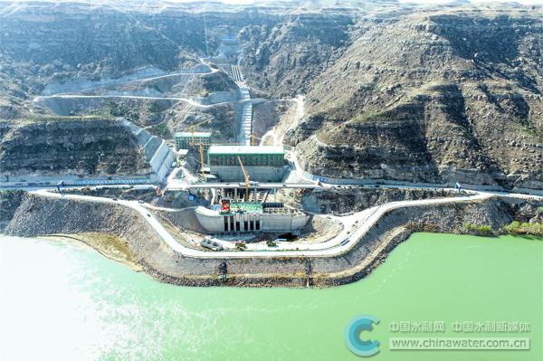 榆林黄河东线马镇引水工程一级泵站 本报通讯员 高嘉璐 摄