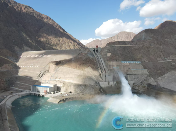 9月29日,新疆大石峡水利枢纽工程远景 新疆维吾尔自治区水利厅供图