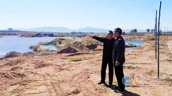 5月1日,大同分公司现场检查桑干河口段。