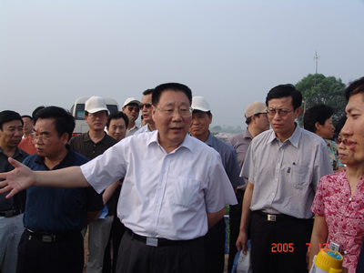 张基尧主任赴河南考察南水北调工程